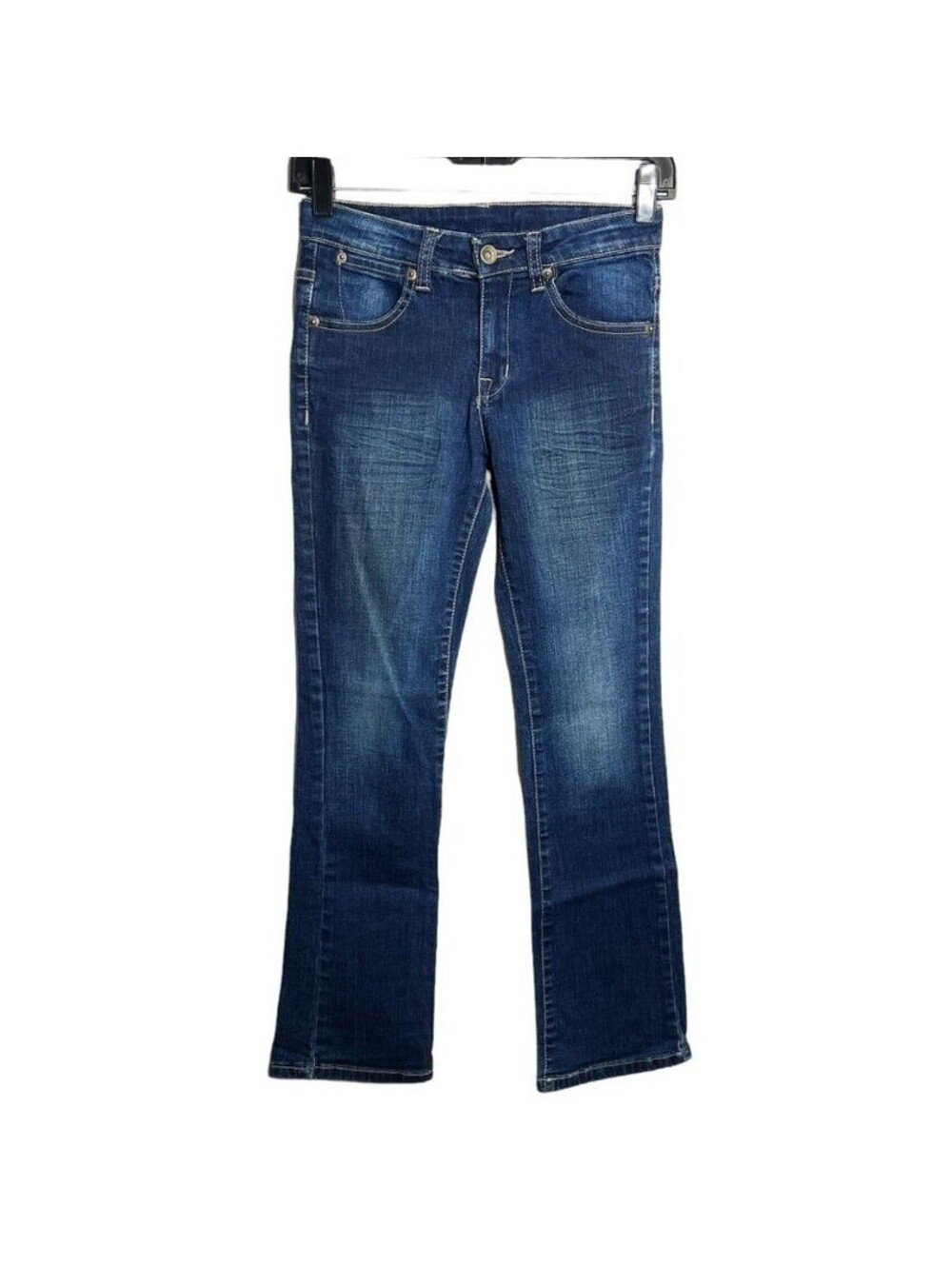 Paper Denim & Cloth Kids Size 10 Dark Wash Straight Leg Jeans Adjustable Waist